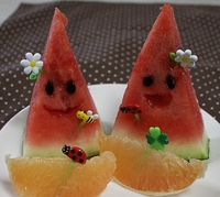 キャラ弁♪沖縄今帰仁スイカちゃん！ 2012/05/07 11:33:08