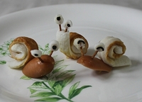 キャラ弁♪かたつむり　雨の日も笑顔に！ 2012/05/10 12:52:46