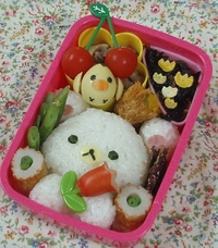 キャラ弁♪コリラックマとキイロイトリ！ 2012/03/16 11:11:13