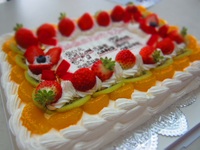 特別デコレーションケーキ☆