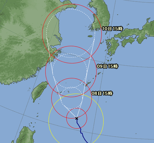 台風3号