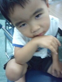 今日の３男君。。パート１ 2008/05/18 11:01:31