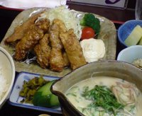 チキン南蛮と冷汁 2008/07/04 15:44:53