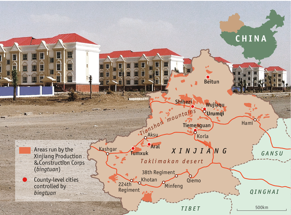 經濟學人：中國移民持續湧入新疆兵團