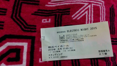 【ネタバレ注意】ELECTRIC NIGHT　２０１５　横浜ベイホール初日