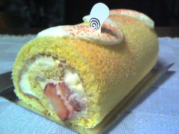 いちごのロール