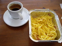 カルボナーラとエスプレッソ!! 2007/10/08 21:00:00