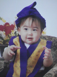 1歳記念撮影 2008/05/26 20:37:28