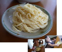 やちむんでパスタ