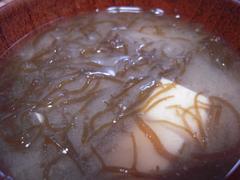 もずく味噌汁