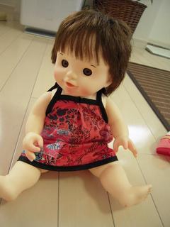 ぽぽちゃん夏ワンピ