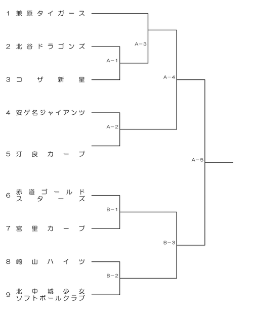 ソフトボールの練習