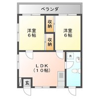 那覇市小禄２ＬＤＫのお部屋《オール洋間です！！》 2014/12/09 10:55:06