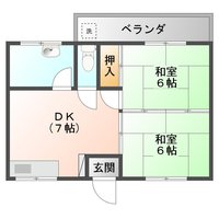 お部屋ご紹介☆那覇市宇栄原２DKのお部屋♪ 2017/02/18 14:00:32