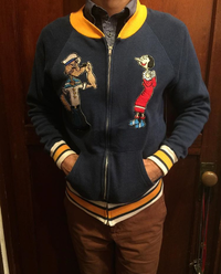 ☆★1960s sweatshirt with Popeye and Olive Oyl patches★☆ 2018/12/08 12:51:00