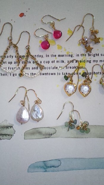 ハンドメイド☆アクセサリーピアス