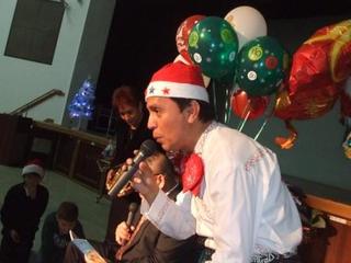 クリスマスパーティーの様子