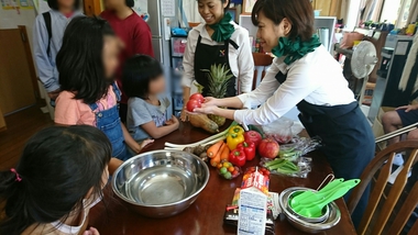 野菜の日！季節の野菜でチョコベジ