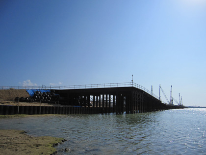 カーミージーの砂浜