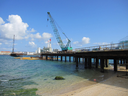カーミージーの砂浜