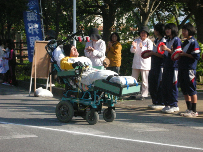 第24回なんぶトリムマラソン大会の応援ボランティア