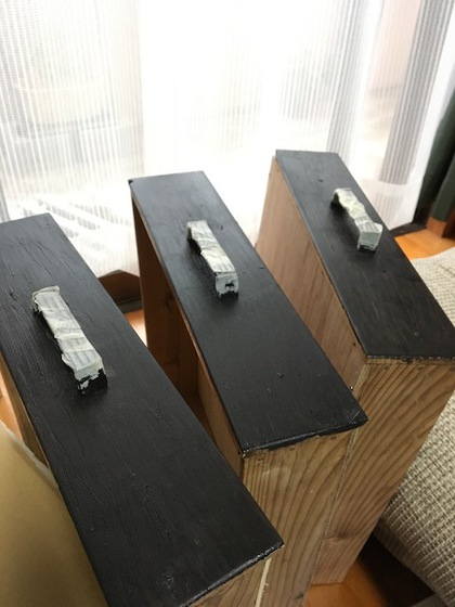 ワックスで着色