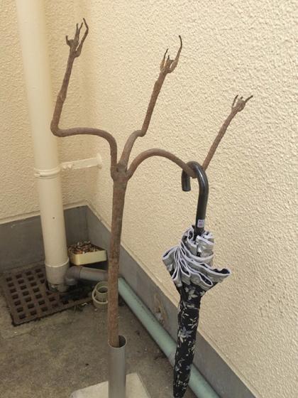 シャレた傘立て