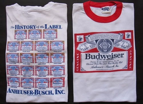 70's～90's Budweiser バドワイザー ヴィンテージＴシャツ:沖縄古着屋 