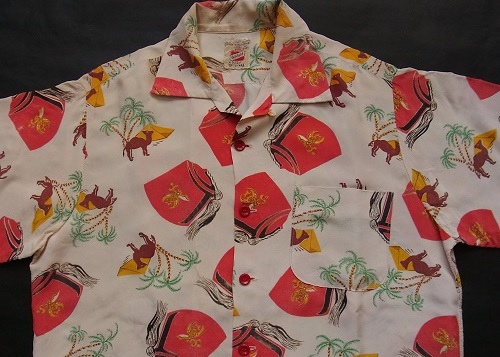 人気の中古品 ビンテージ 1950s アロハシャツ of Duke Ashfield シャツ