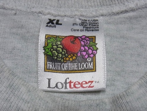 90's FRUIT OF THE LOOM フルーツオブザルーム USA製 ロゴ Tシャツ 