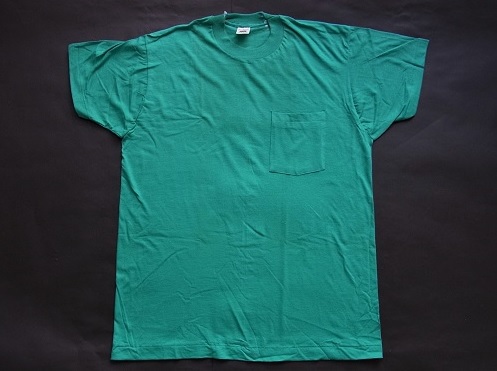 80s デッドストック FRUIT OF THE LOOM フルーツオブザルーム ポケットTシャツ