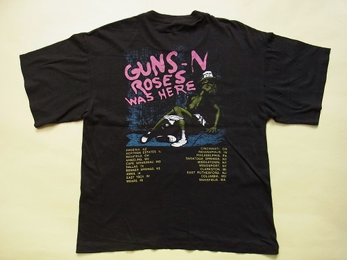 発禁 ガンズアンドローゼズ Tシャツ 1987年製 ヴィンテージ 80s-