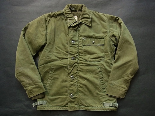 70's U.S.NAVY A-2 デッキジャケット:沖縄古着屋CYCLONE サイクロン