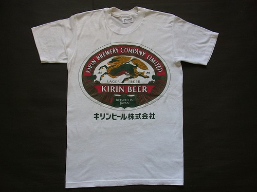 希少 80s キリンビール tシャツ 企業 麒麟 ヴィンテージ