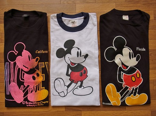 70 S 80 S ヴィンテージミッキーｔシャツ 沖縄古着屋cyclone サイクロン