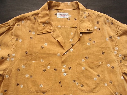 60's Golden Needle Manhattan ヴィンテージ オープンカラーシャツ 