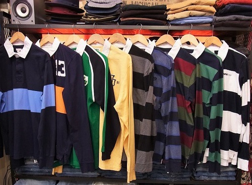 90's～ RUGBY SHIRTS ラグビーシャツ ラガーシャツ:沖縄古着屋CYCLONE 