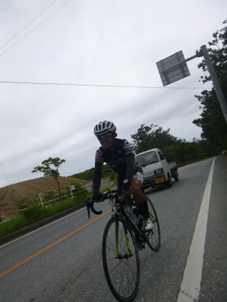強風の中のがっつりライド