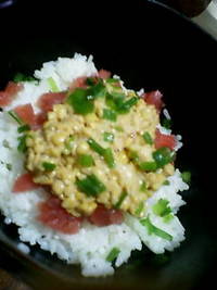 ☆マグロ納豆丼