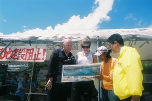 グリーンＥＵ議員と辺野古視察