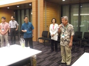 沖縄・北方特別委員会質問＆サンゴ議員連盟　泡盛の会