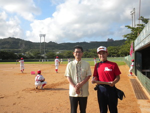 女子野球チーム「美ら(okinawa)沖縄」を激励訪問！