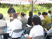 与那原町遺骨収集作業安全祈願祭２３年９月３０日 2011/09/30 14:00:05
