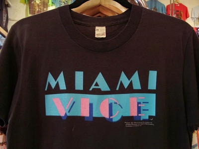 80 S Vintage Miami Vice T Shirt 沖縄古着屋cyclone サイクロン