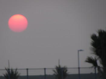 朝日　太陽が綺麗