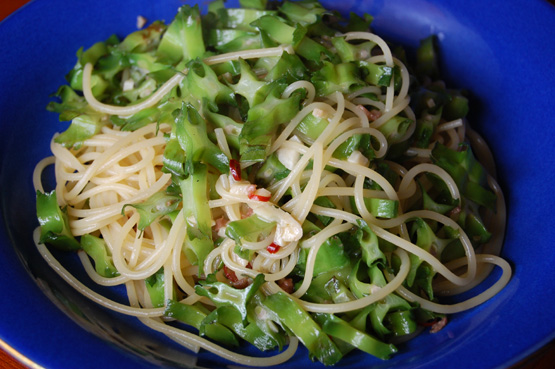 うりずん豆のパスタ