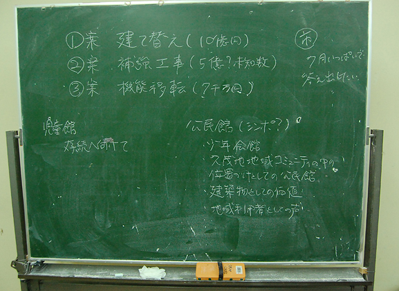 「みんなで少年会館を語ろう」は午後２時から久茂地公民館で