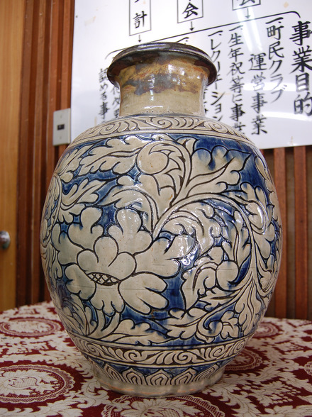 壷屋焼　花瓶