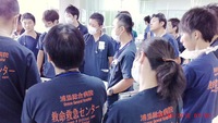朝の病棟回診の一コマ 2012/07/05 17:49:16