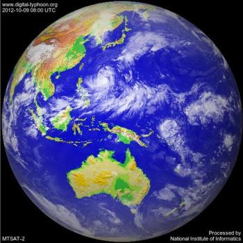 台風情報 進路予報 ２１号 (プラピルーン)